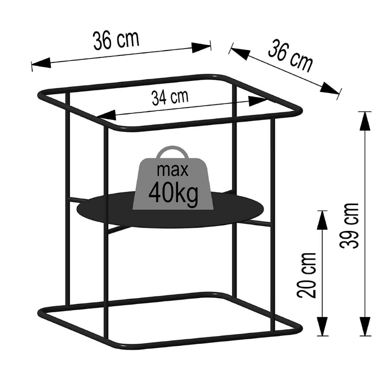 duży solidny kwietnik